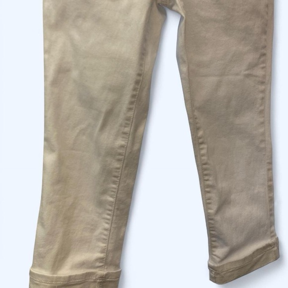 White Y2K capri pants with sequin detail  #y2kfashion 6 Earl Jean - Picture 2 of 5